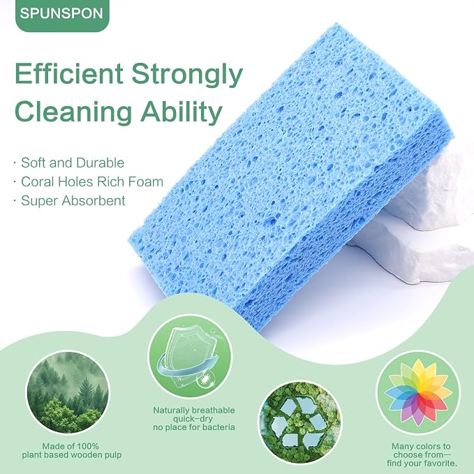 Large Cellulose Sponges, Kitchen Sponge - Image 4