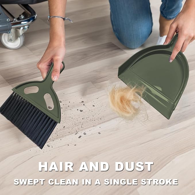 Mini Broom and Dustpan Set Small Broom - Image 2