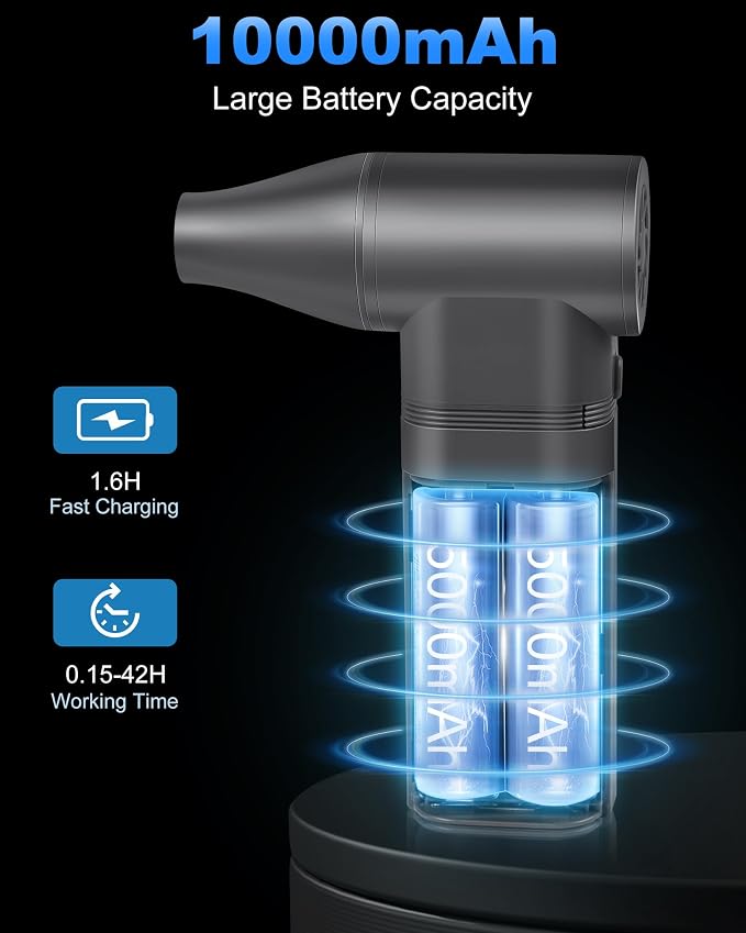 Electric Air Duster- 100000RPM Compressed Air Duster - Image 4