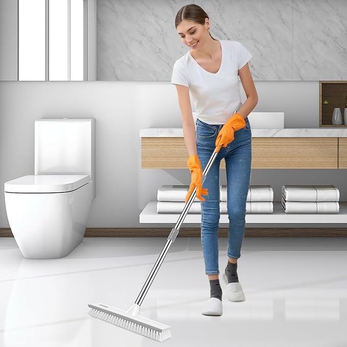 SetSail Upgraded Large 12 in Wide Floor Scrub Brush - Image 7