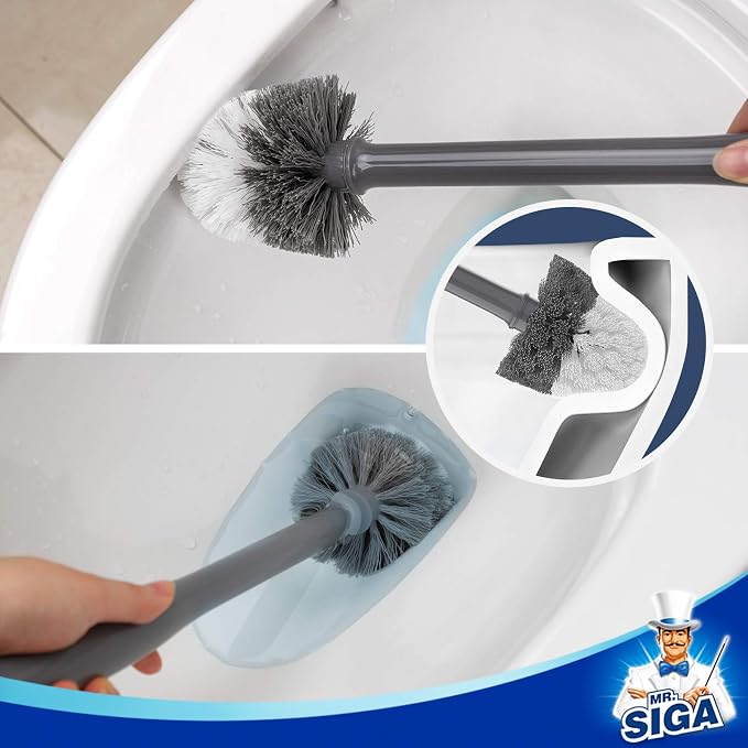 MR.SIGA Toilet Bowl Brush and Holder, - Image 6