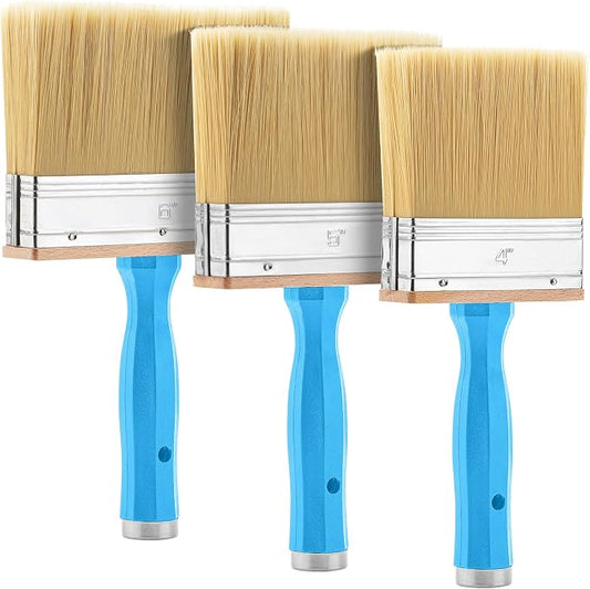 Bates- Deck Stain Brush Set, 3 Pack, 5” and 6”, Deck Stain Applicator, by BatesChoice