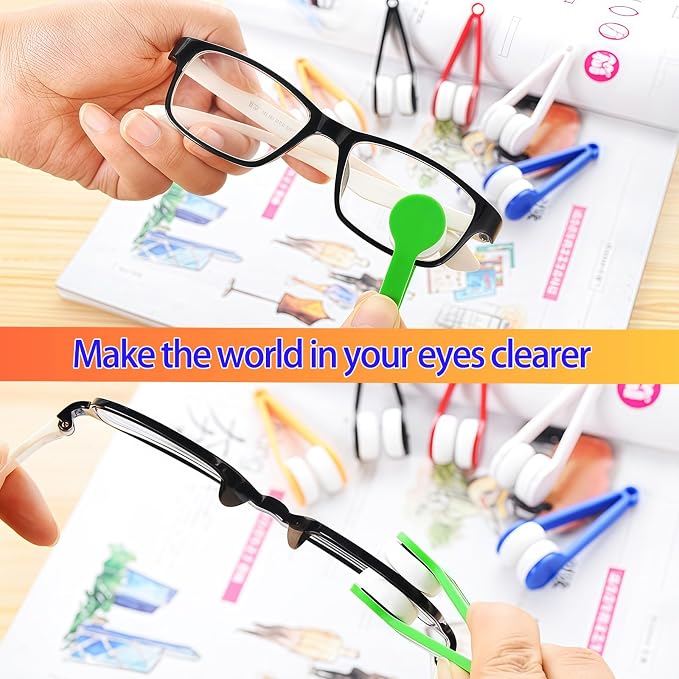 Sun Glasses Eyeglass Cleaning Soft Brush Tool Mini Microfiber Portable - Image 4