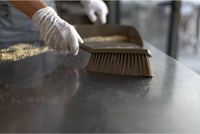 Vikan 45875 Bench Cleaning Brush, Polypropylene/Polyester Soft Bristle Dustpan - Image 10