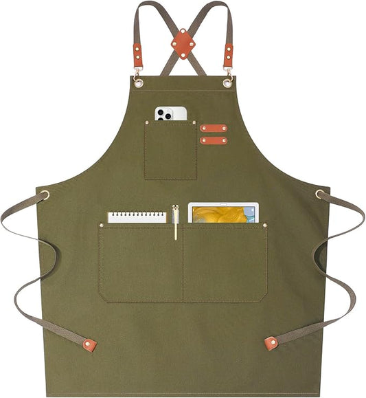 AFUN Chef Aprons for Women Men by BringYouaFun