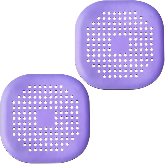 2 Pieces Shower Drain Hair Catcher Bathtub Stopper Home Drain Protectors Drain by Philbinden