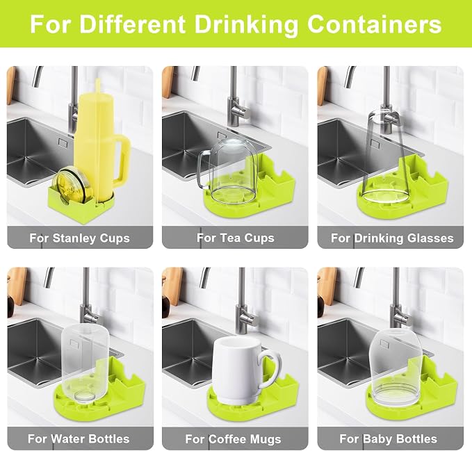 Water Bottle Drying Rack, Silicone Tumbler Drying Rack, Baby Bottle Dryer Holder - Image 2