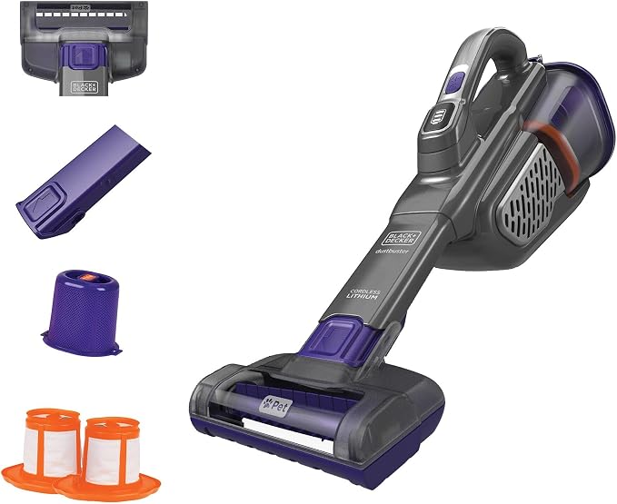 BLACK+DECKER dust buster Handheld Vacuum Cordless, Pet Hair Vacuum, Portable by BLACKDECKER