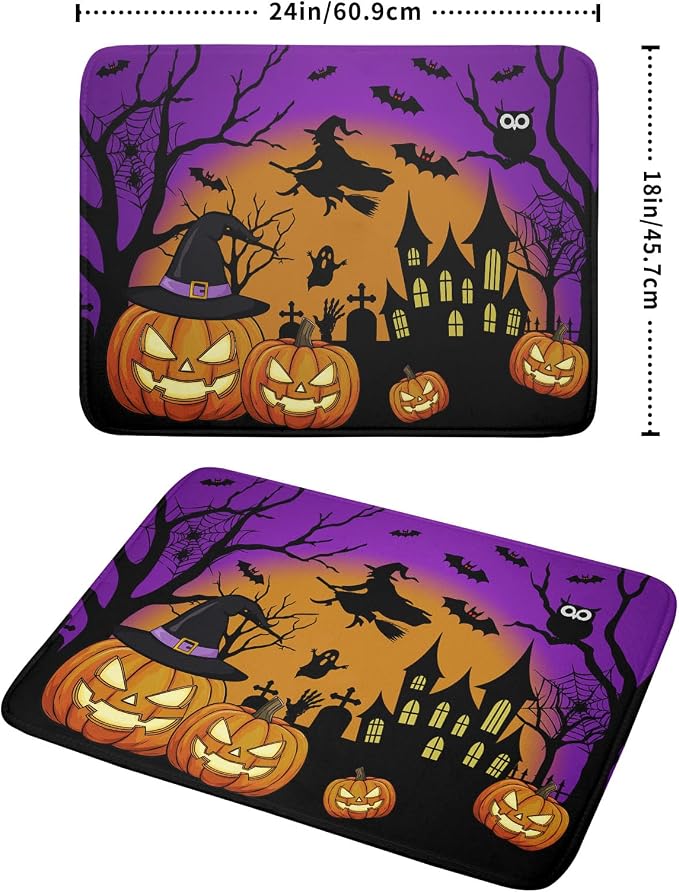 Happy Halloween Pumpkin Dish Drying Mat - Image 5