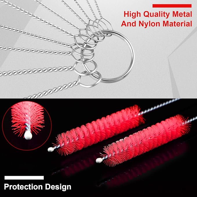 Reusable Straw Cleaning Brushes Bottle Test Tube Long Straw Cleaning Brush - Image 3