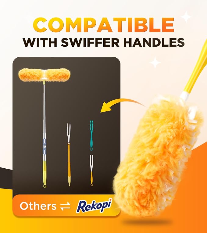 Heavy Duty Duster Refills for Swiffer Duster, Unscented Disposable Dusters for - Image 5