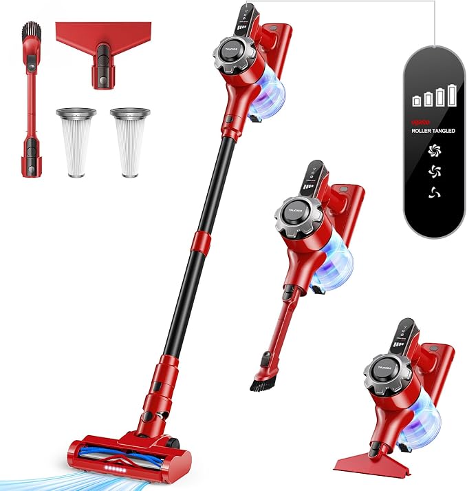 Trucozie Cordless Vacuum Cleaner, 8-in-1 Lightweight Stick Vacuum by TrucozieHome