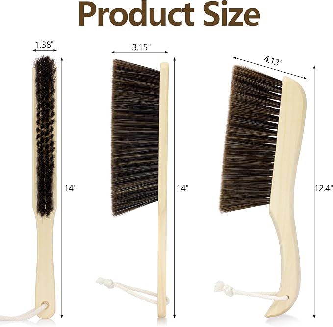 Soft Bristle Dusting Brush – Hand Broom - Image 3