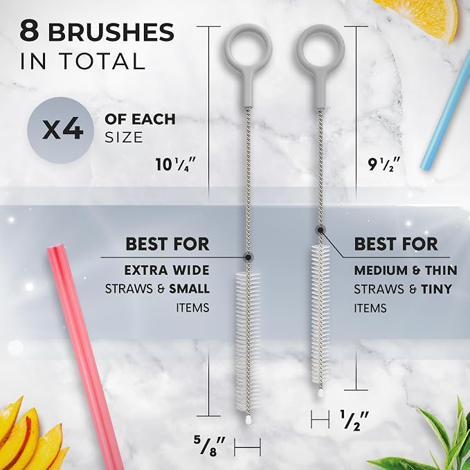 Heavy Duty Cleaning Brushes Set of 8 - Image 2