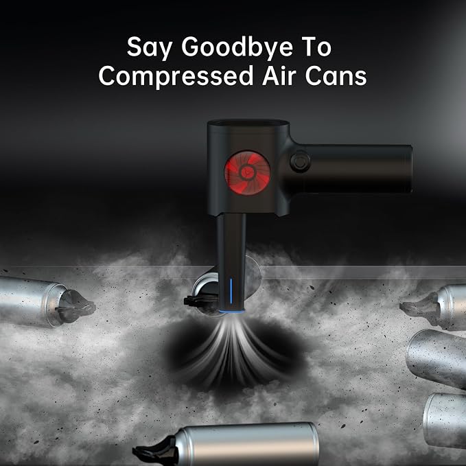 ATEngeus Compressed Air Duster, Stepless Speed Electric Air Duster - Image 6