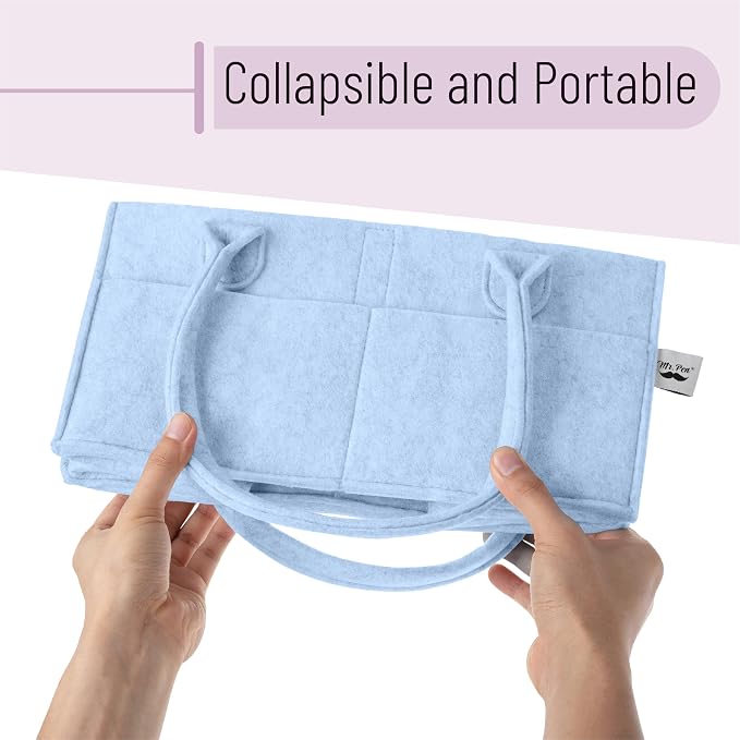 Mr. Pen- Baby Diaper Caddy Organizer, Sky Bliss, Baby Caddy Organizer - Image 6