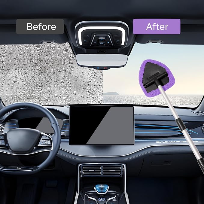 10pcs Windshield Cleaner Tool, Car Window Cleaning Wash Kit - Image 3