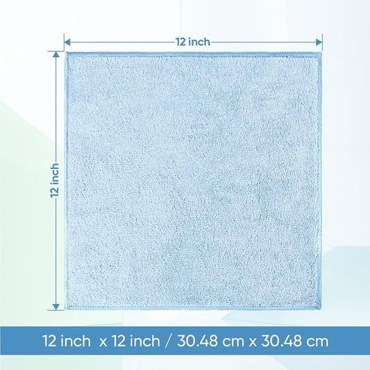 HOMEXCEL Microfiber Washcloths 12 Pack, Highly Absorbent and Soft Face Towel - Image 2