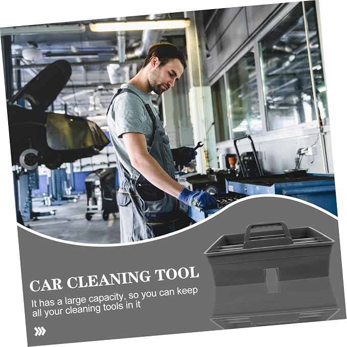 Cleaning Tool Organizer Handle Versatile Storage Box - Image 9