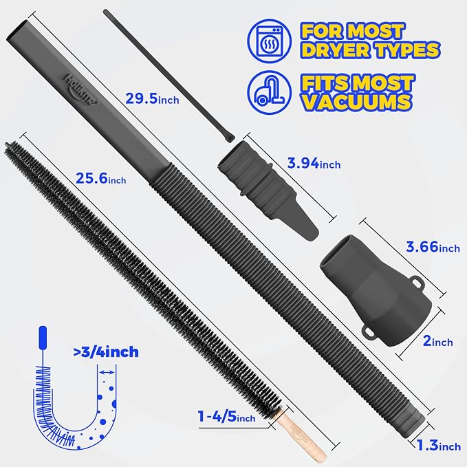 Holikme Dryer Vent Cleaner Kit 2 Pieces - Image 6