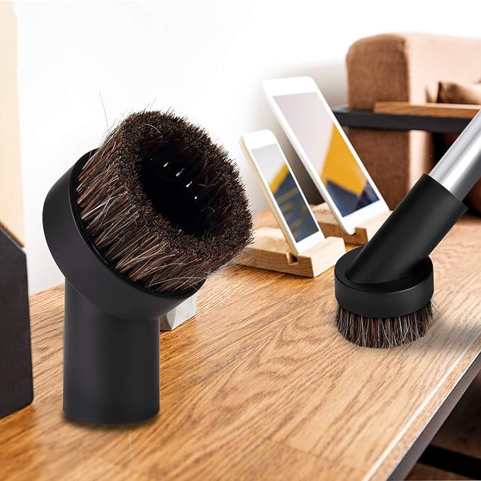 Lamoutor 2Pcs Soft Bristle Vacuum Brush Round Brush Vacuum Attachment Universal - Image 7