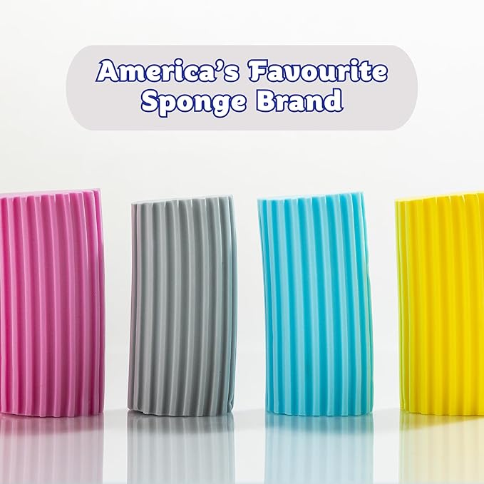 Scrub Daddy Damp Duster, Ridged Wet Dust Sponge - Image 7