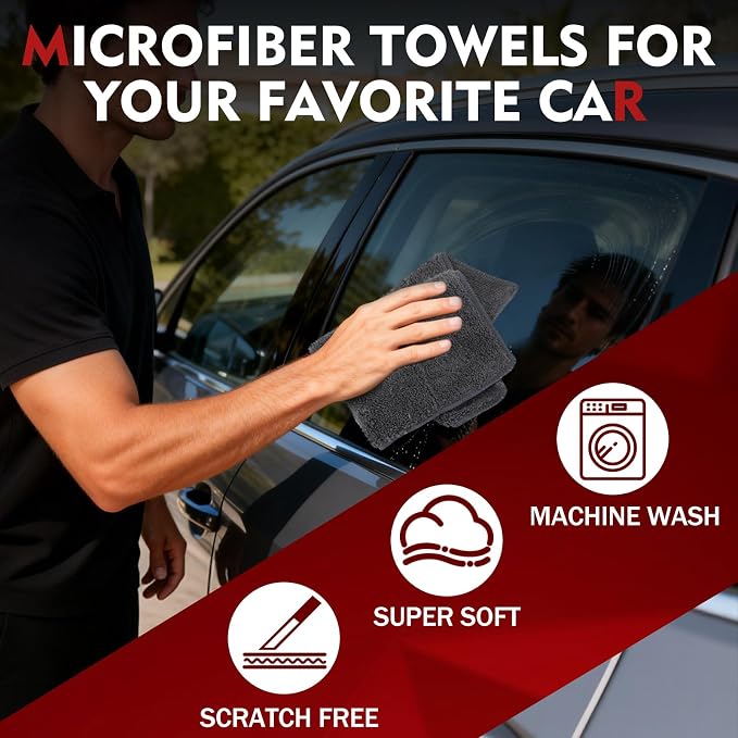 12 Pack Microfiber Cleaning Cloth - Image 4