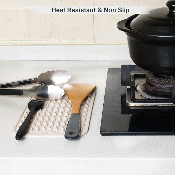 ZLR Silicone Dish Drying Mat for Kitchen Counter, Eco-Friendly Fast Dry Dish Mat - Image 9