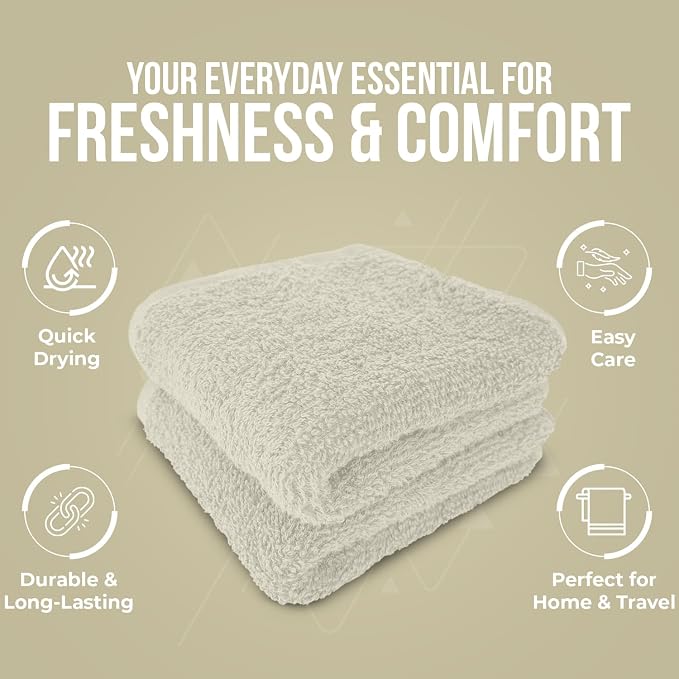 DAN RIVER 12 Pack Wash Cloths for Showering - Image 5