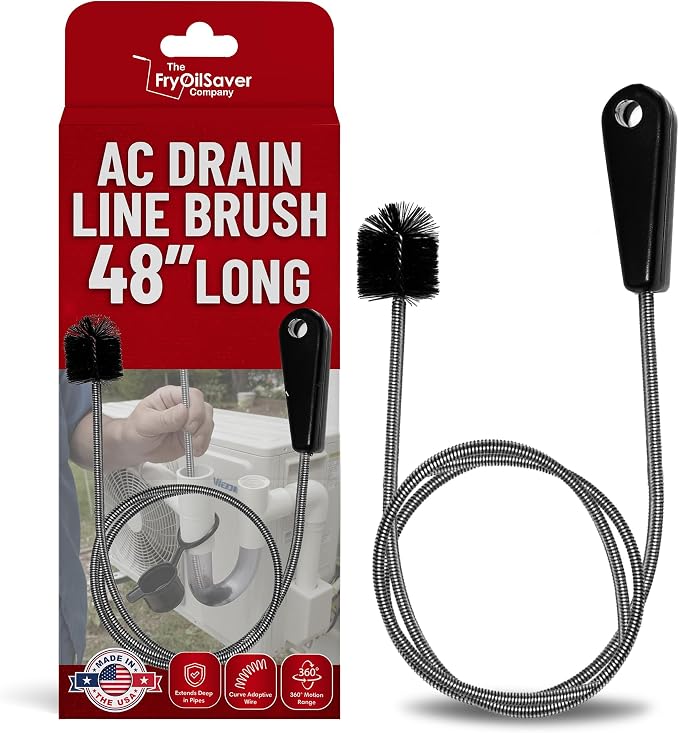 48" Flexible Tube Brush – Long Pipe Snake by THEFRYOILSAVERCOMPANY