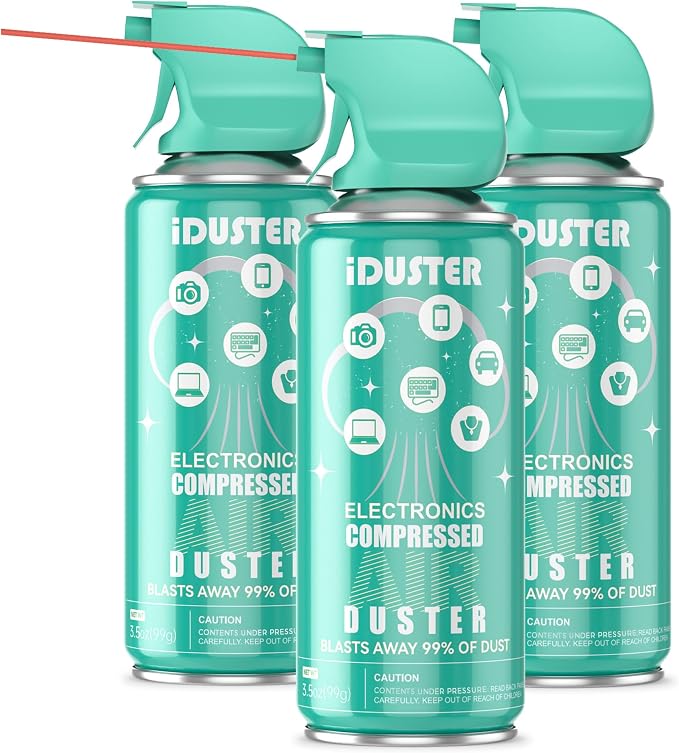 Compressed Canned Air Duster for Computer by iDuster