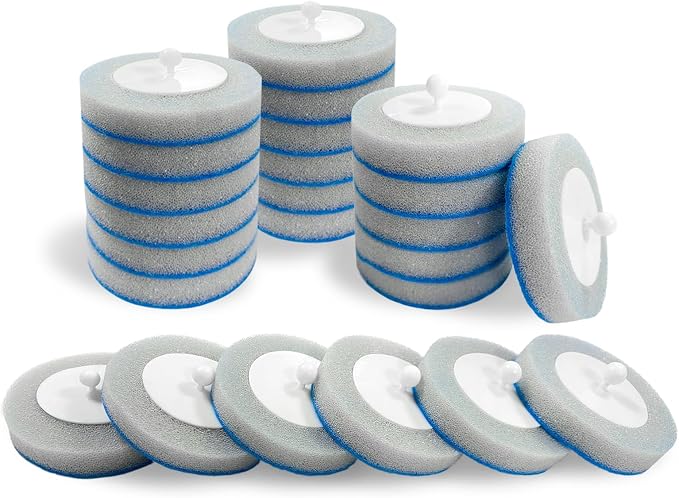 24 Pack Disposable Toilet Brush Refill Pads, by BECORRECT