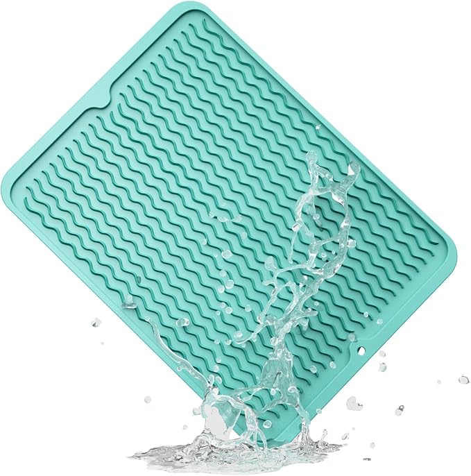 ZLR Silicone Dish Drying Mat & Heat Resistant Trivet by ZLR