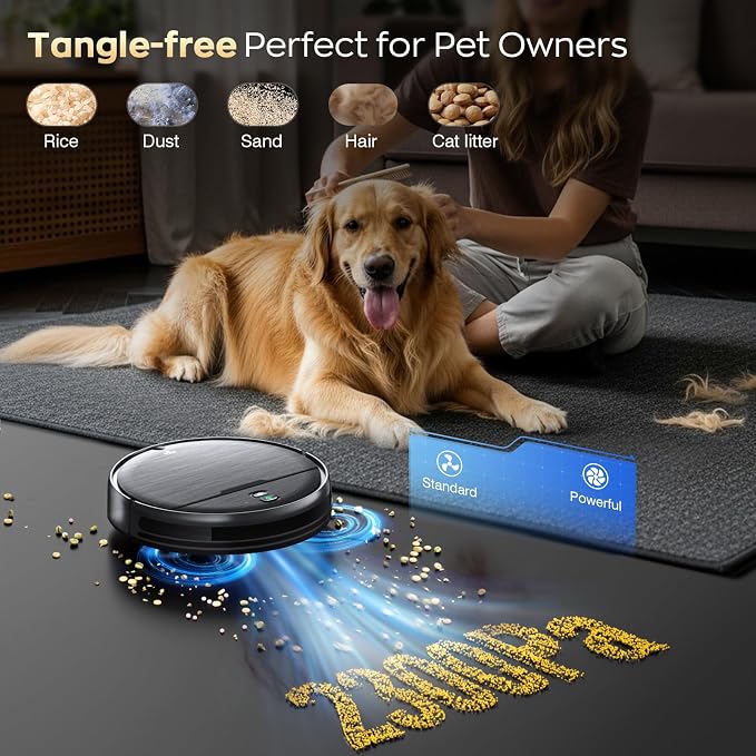 Robot Vacuum and Mop Combo, 2 in 1 Robotic Vacuums Cleaner - Image 5