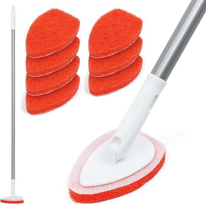 Bathtub Scrubber with Long Handle by MAVRIZ