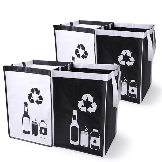 Recycle Waste Bag for Kitchen Home- Large Indoor Recycling Bins Trash Sorting by REFARICO