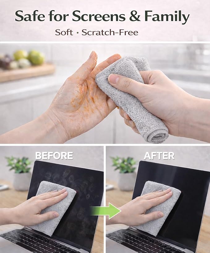 Microfiber Cleaning Cloth Roll - Image 4