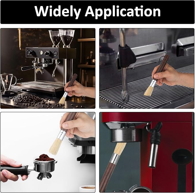 3 Pack Coffee Grinder Brush, Espresso Machine Brush - Image 5