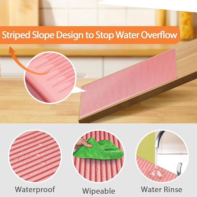 GOYLSER Silicone Refrigerator Liners Fridge Liner and Mat Recyclable, Protect - Image 3