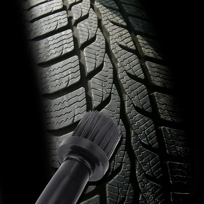 Wheel Lug Nuts Cleaning Brush, Car Detailing Brush Kit - Image 7
