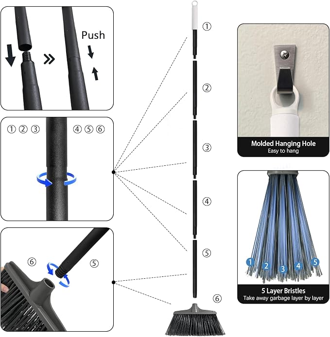 Outdoor Indoor Broom for Floor Cleaning - Image 6