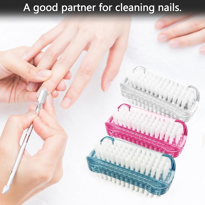 9 Pack Dual-Sided Nail Brush Set, Hand Fingernail Scrub Brushes - Image 5