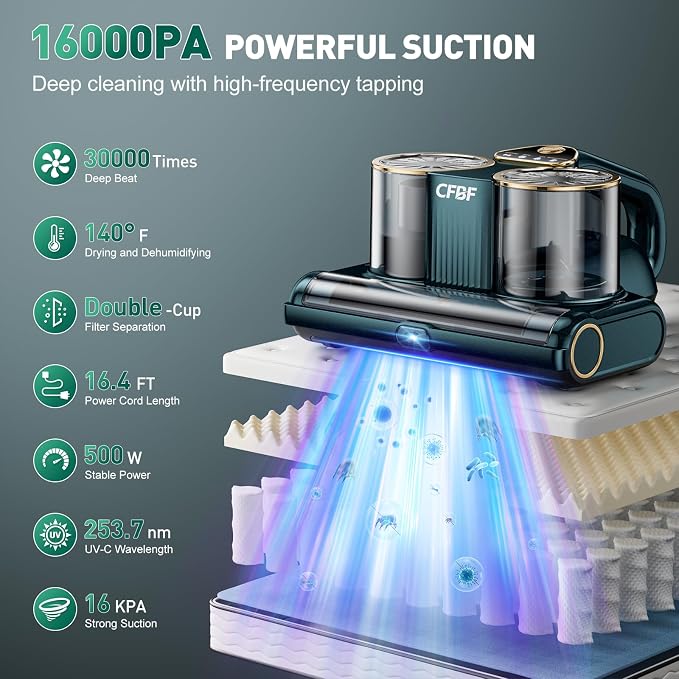 Mattress Vacuum Cleaner, Bed Vacuum Cleaner - Image 2