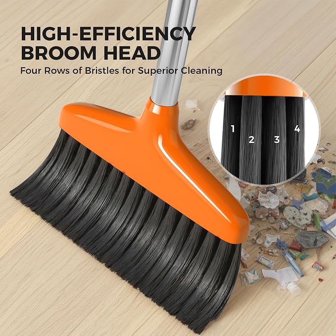 Handy Broom, Indoor/Outdoor Brooms, Duty Kitchen Broom, - Image 2