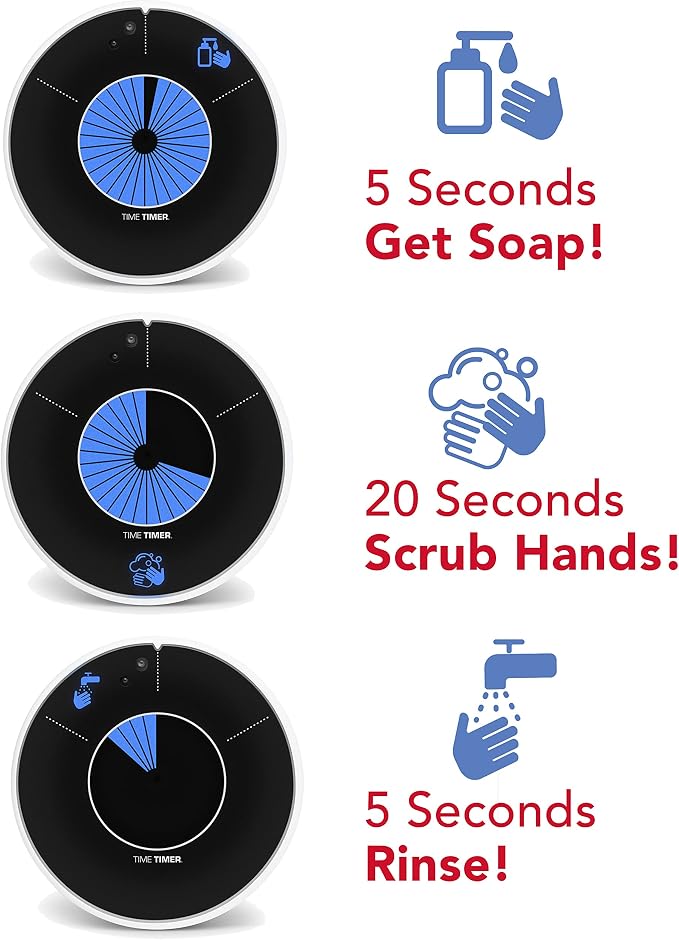 TIME TIMER WASH — 30 Second Visual Timer Promoting Proper Hand Washing - Image 4