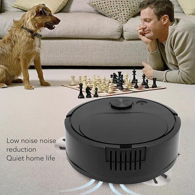 Robot Vacuum Cleaner, Mini Automatic Avoidance USB Charging Smart Sweeping - Image 3