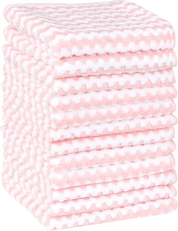 uxcell Microfiber Cleaning Cloth, 12 Pack Kitchen Towels by uxcell