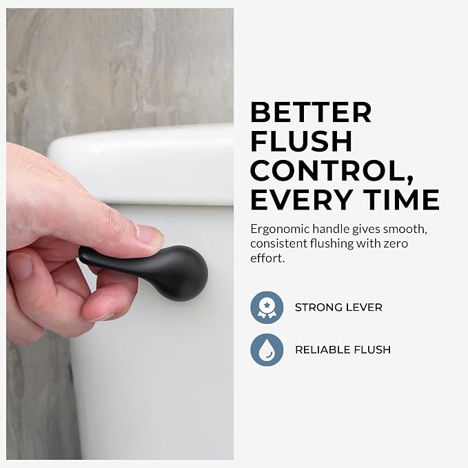 Qualihome Black Toilet Handle - Image 5