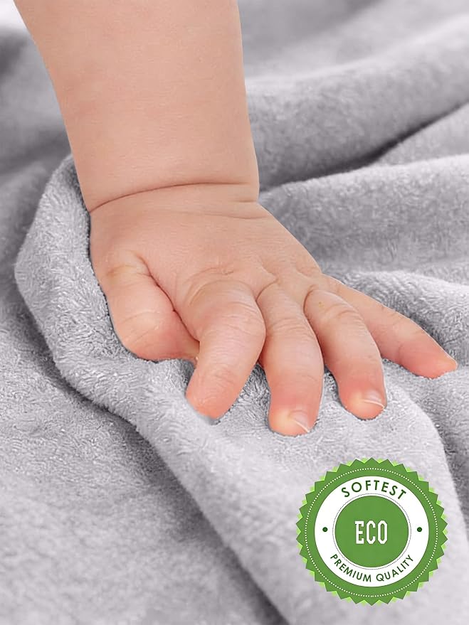 HIPHOP PANDA Baby Washcloths, Rayon Made from Bamboo - Image 5