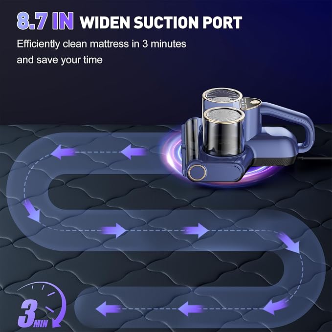 Mattress Vacuum Cleaner, 16kPa Bed Vacuum Cleaner - Image 5